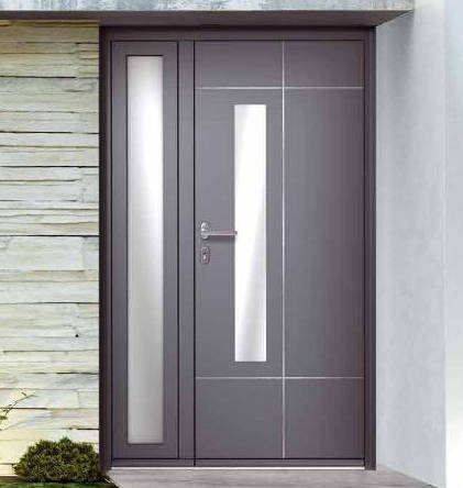 Porte d'entrée Aluminium sur mesure